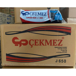 ÇEKMEZ ENDÜSTRİYEL ÇÖP POŞETİ JUMBO 650GR (SİYAH)