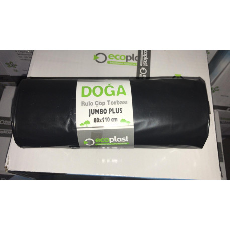 ECOPLAST DOĞA ÇÖP POŞETİ JUMBO 700GR (SİYAH)