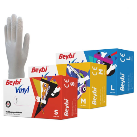 BEYBİ PUDRASIZ VİNİL MUAYENE ELDİVENİ