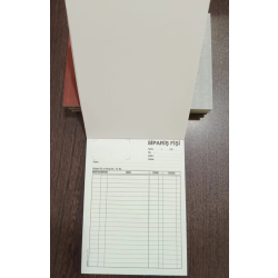 SİPARİŞ FİŞİ 2/50 2 NÜSHA