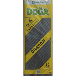 ECOPLAST TAKVİYELİ SİYAH 60X70