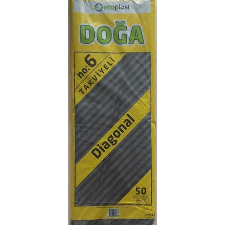 ECOPLAST TAKVİYELİ SİYAH 60X70