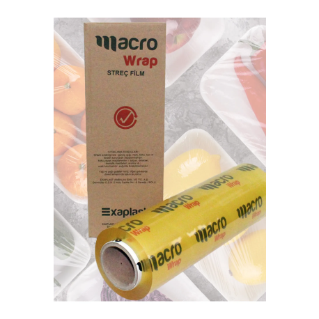 MACRO WRAP STREÇ FİLM 45CM*1000METRE*8MIC