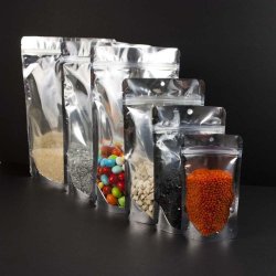 ŞEFFAF METALİZE KİLİTLİ DOYPACK 11*18