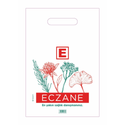 ECZANE BASKILI EL GEÇME POŞET 16*27 CM 400'LÜ