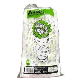 Arma Dürüm Altı Poşet 14x28 cm 500'Lü x 40 Paket ( 20.000 Adet )