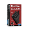 Master Force Pudrasız Nitril Muayene Eldiveni Siyah 50'Li x 20 Paket ( 1.000 Adet )