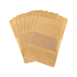 KRAFT PENCERELİ KİLİTLİ DOYPACK 20*30