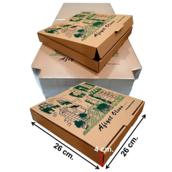 TST PİZZA KUTUSU 26*26*4 CM (SHRİNKLİ)