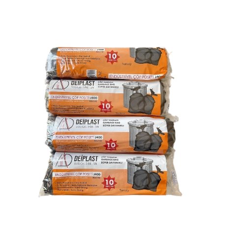 DEİPLAST ENDÜSTRİYEL ÇÖP POŞETİ JUMBO 400GR (SİYAH)