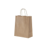 BÜKÜM SAPLI KAĞIT ÇANTA ESMER 31*12*41 CM (NATÜREL)
