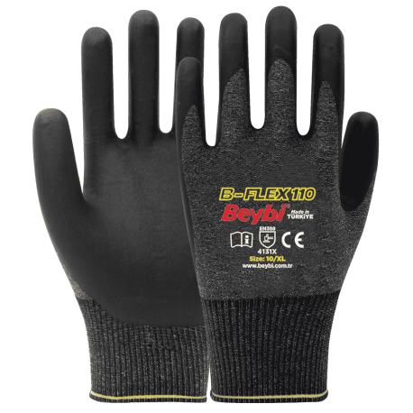 Beybi B-Flex 110 Likralı Nitril İş Eldiveni 144 Çift