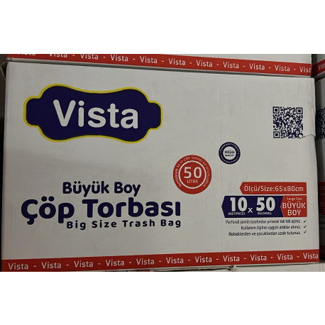 VİSTA ÇÖP POŞETİ BÜYÜK (SİYAH)
