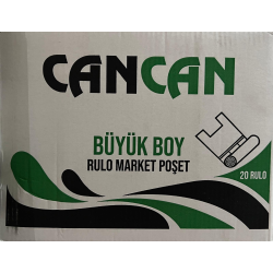 CANCAN ŞEFFAF MANAV RULO POŞET BÜYÜK 11 KG