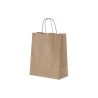 BÜKÜM SAPLI KAĞIT ÇANTA ESMER 25*12*31 CM (NATÜREL)