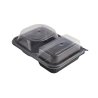 DİPACK 2 BÖLMELİ MİKRODALGA HAMBURGER KAP + KAPAK