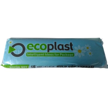 ECOPLAST ÇÖP POŞETİ BÜYÜK (MAVİ)