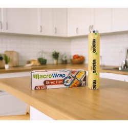 MACRO WRAP STREÇ FİLM 45CM*300METRE*8MIC