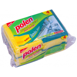POLEN ENDÜSTRİYEL SÜNGER OLUKLU JUMBO 4'LÜ
