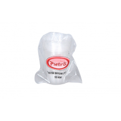 PLASTİK BARDAK 180 CC 10'LU