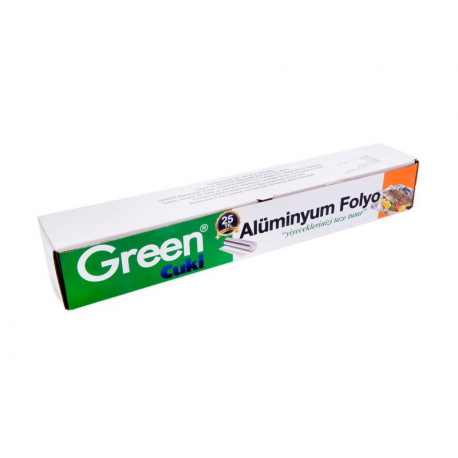 GREEN ALÜMİNYUM FOLYO 30CM*800GR KUTULU