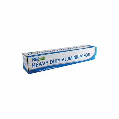 BURPAK HEAVY DUTY ALÜMİNYUM FOLYO 45CM*100METRE*18MIC KUTULU