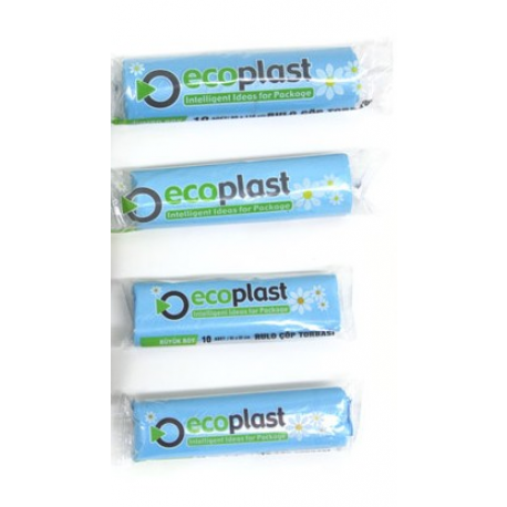 ECOPLAST ÇÖP POŞETİ ORTA (MAVİ)