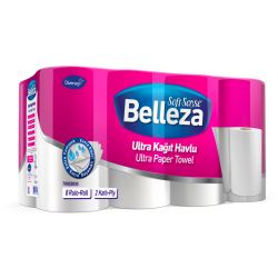 BELLEZA ULTRA RULO HAVLU 8'Lİ