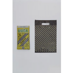 Ecoplast Siyah Diagonal Takviyeli Poşet 26x38 Cm 50'Li x 40 Paket ( 2.000 Adet )