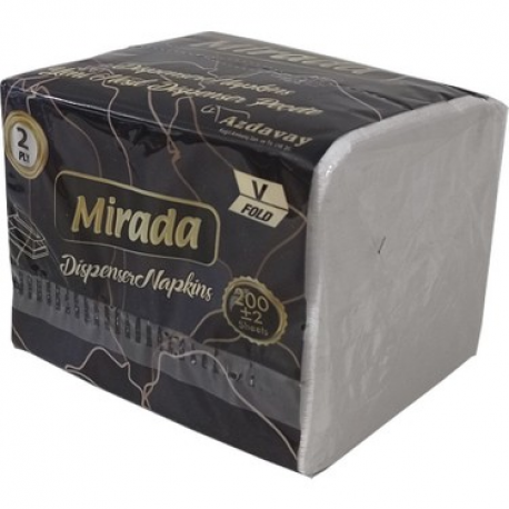 Mirada V Katlı Dispenser Peçete 200 Yaprak x 36 Paket ( 7.200 Yaprak ) 2 koli