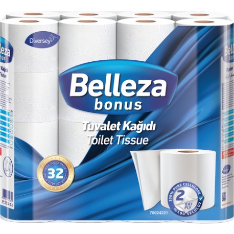 Belleza Bonus Tuvalet Kağıdı 32'Li x 3 Paket (96 Rulo)