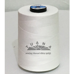 TUANA 36 NO BEYAZ POLYESTER DİKİŞ İPLİĞİ 3000 METRE