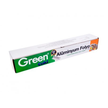 Green Alüminyum Folyo 45 cm 50 metre 10 mikron ( 20 Adet )