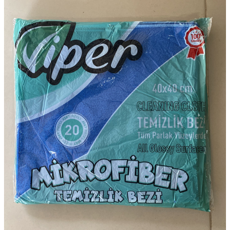 VİPER MİKROFİBER GENEL AMAÇLI TEMİZLİK BEZİ